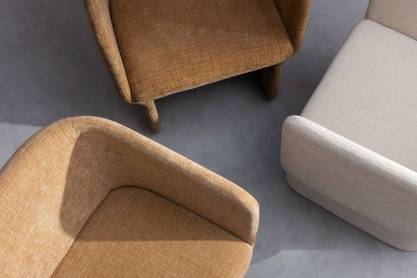 Tissu ameublement - chenille toucher doux Thames pente 1 - fauteuil chaise canapé coussin salon rideau - degriftissus.com