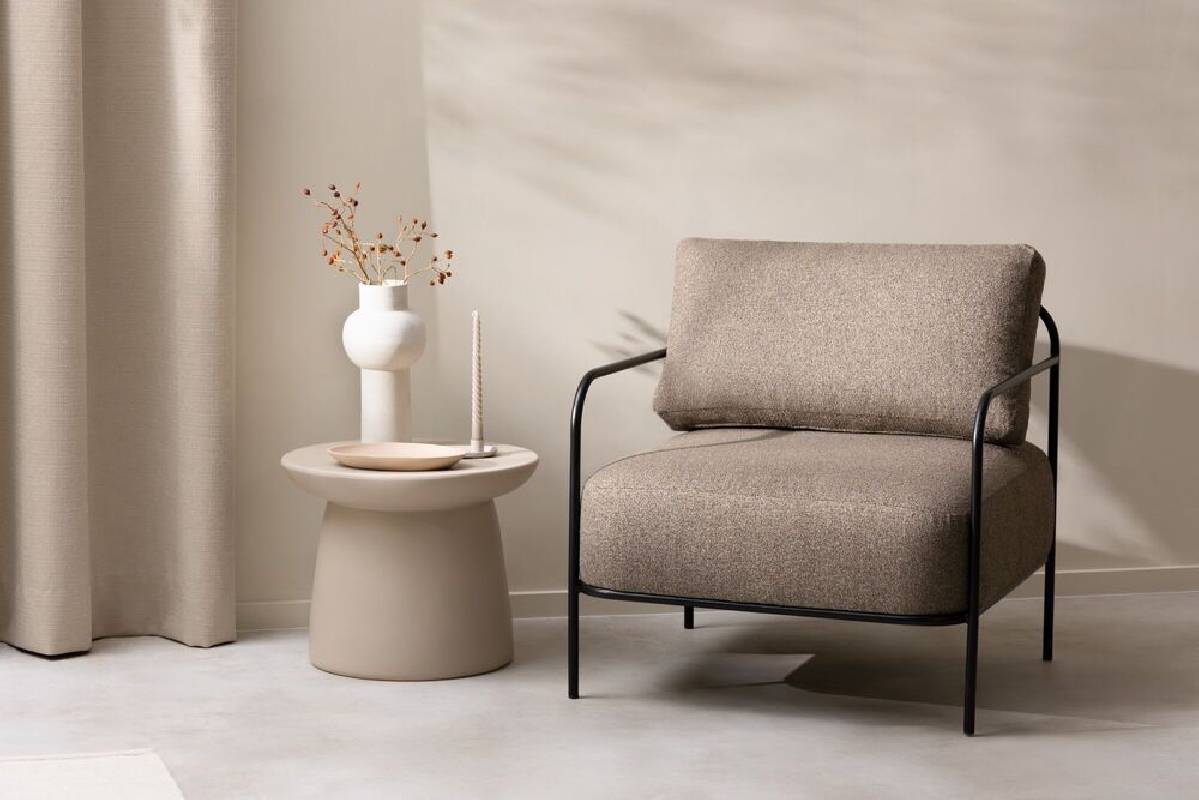 Tissu ameublement - Structuré mini bouclettes Savio pente 1 - fauteuil chaise canapé coussin salon rideau - degriftissus.com