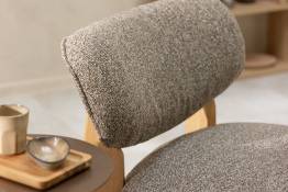 Tissu d ameublement chiné multicolore Tana 3 - fauteuil - chaise - salon coussin - double rideau - degriftissus.com