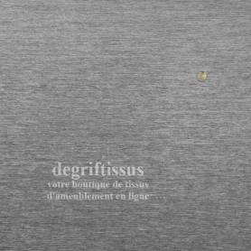 Dégriftissus vous propose ce tissus d&#039;ameublement velours chenillé gris de belle épaisseur, très résistant, de couleur grise pou