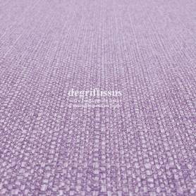 Lin parme texturé Dégriftissus vous propose ce tissu d&#039;ameublement imitation lin texturé, pour chaises, fauteuils, tête de lit, 