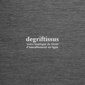 Tissu d&#039;ameublement - texturé Gris foncé - intérieur extérieur résistant soleil - degriftissus.com