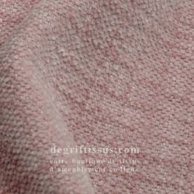 Tissu bicolore doux Tamise rose