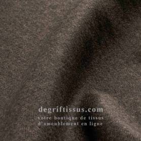 Tissu brossé chevrons marron