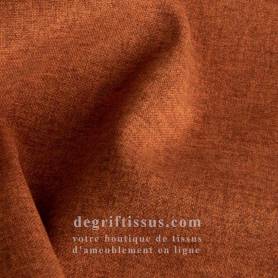 Tissu ameublement - Lerwick 20 rouille - fauteuil - chaise - canapé coussin banquette salon - rideau - degriftissus.com