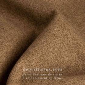 Tissu bross&eacute; Lerwick 28 noisette