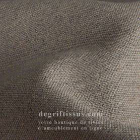 Tissu façon lin Hathor taupe