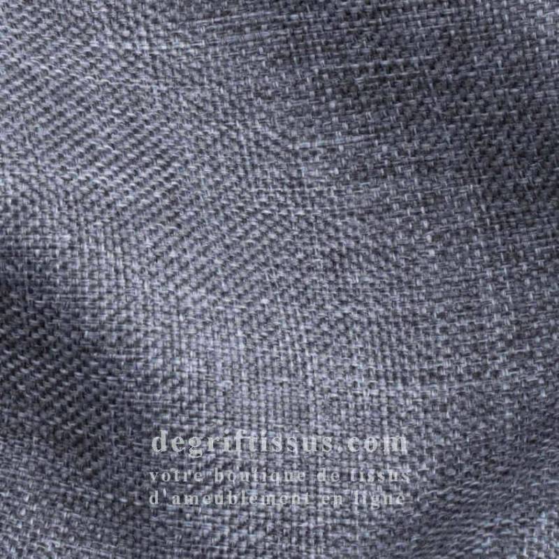 Tissu ameublement - occultant gris 280 cm - envers blanc - isolant - degriftissus.com
