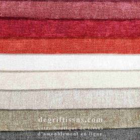 Tissu ameublement - velours Kennington 22 2- fauteuil - chaise - canapé coussin salon - rideau - degriftissus.com