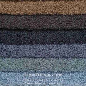 Tissu ameublement - Bouclette volumineuse Chris 09 2- fauteuil - chaise - canapé coussin banquette salon - degriftissus.com