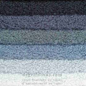 Tissu ameublement - Bouclette volumineuse Chris 13 2- fauteuil- chaise - canapé coussin banquette salon - degriftissus.com