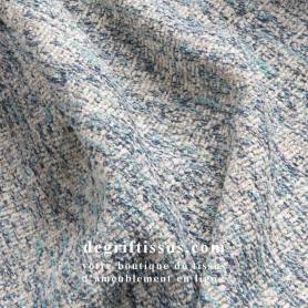 Tissu Bouclette multicolore chin&eacute;e Boh&egrave;me 32